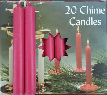 Pomegranate Chime candle 20pk