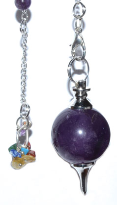 Amystyst 7 Chakra ball pendulum