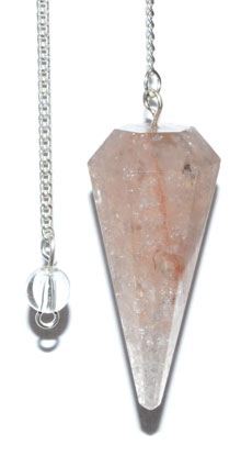 6-sided Smoky Quartz pendulum