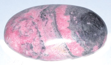 Rhodonite palm stone