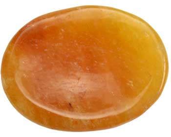 Yelow Topaz worry stone