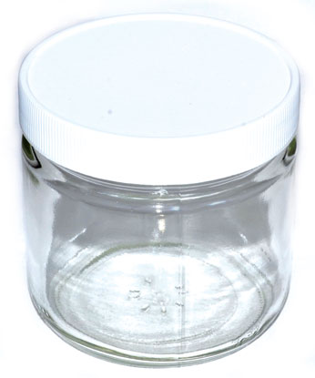 12oz Clear Glass Jar (c)