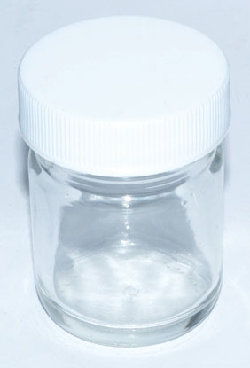 1oz Clear Glass Jar (c)