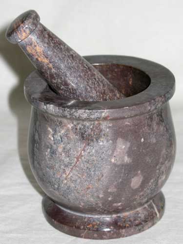 Soapstone 3" x 3" Mortar & Pestle