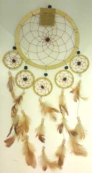 6 1/4" Tan dream catcher