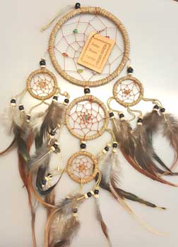 5" Natural dream catcher