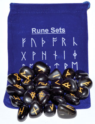 Black Agate rune set