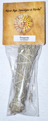 4" Prosperity smudge