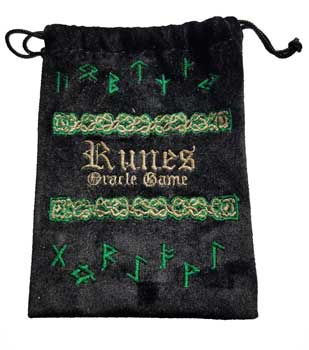 6362 - Rune Stones - Smoky Quartz Runes - Tumbled Stones - comes in satin  bag