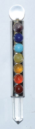 Mini Chakra Healing wand 3"