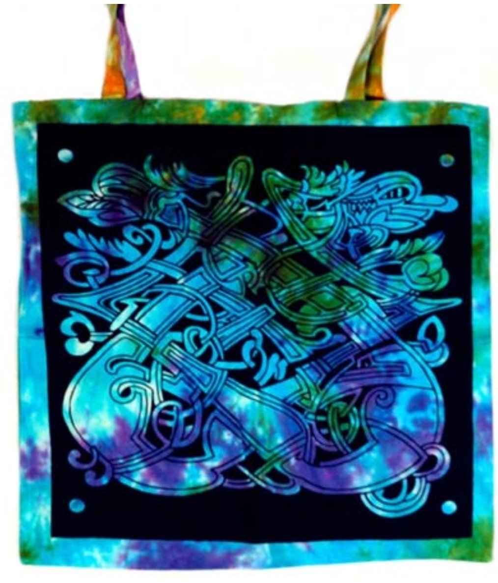 Celtic Dragon Tote Bag