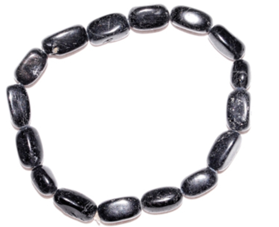 Black Tourmaline nuggett bracelet