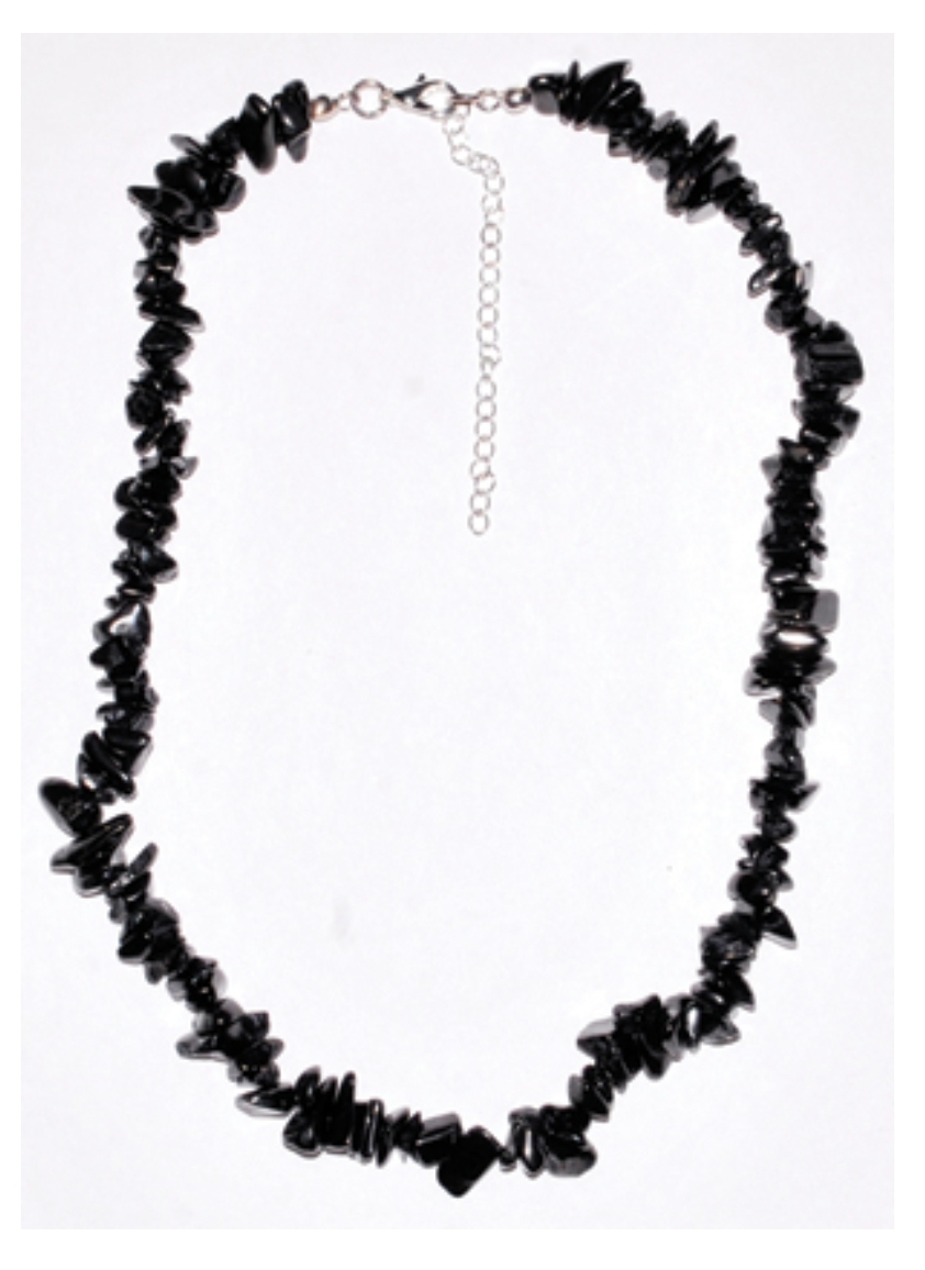 18" Shungite chip necklace