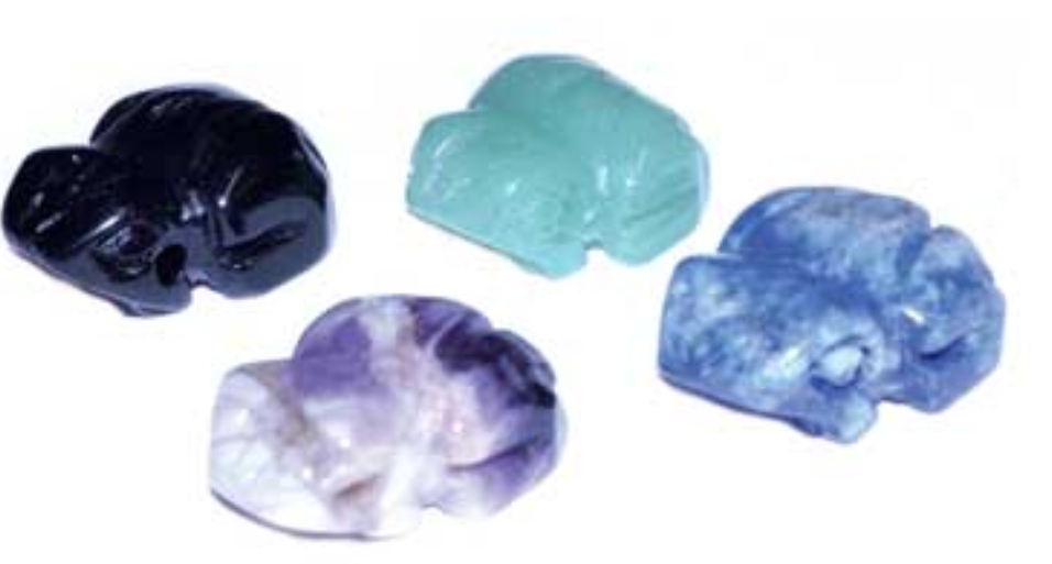 15mm Frog various stones (2/pk)