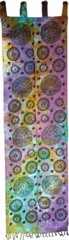 Suns & Stars curtains pair 22" x 72"